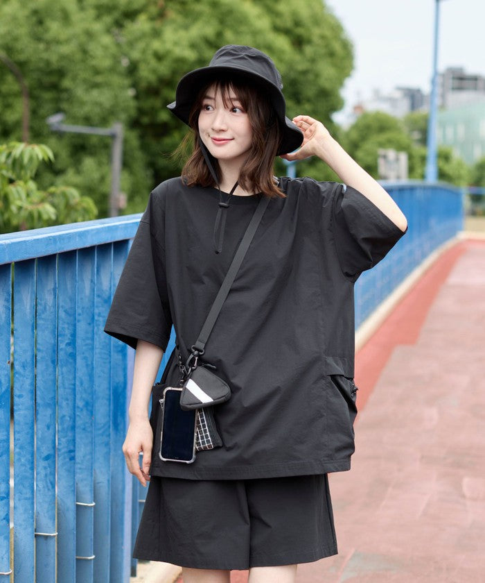コーエン coen ハイカーテックライトウェイトTシャツ （MD.BROWN） MD.BROWN