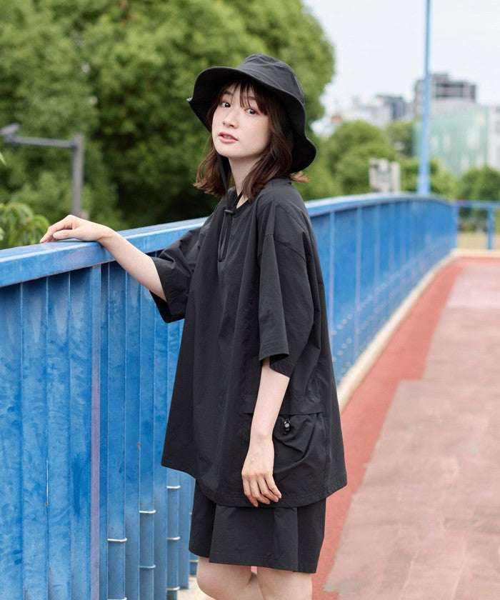 コーエン coen ハイカーテックライトウェイトTシャツ （MD.BROWN） MD.BROWN