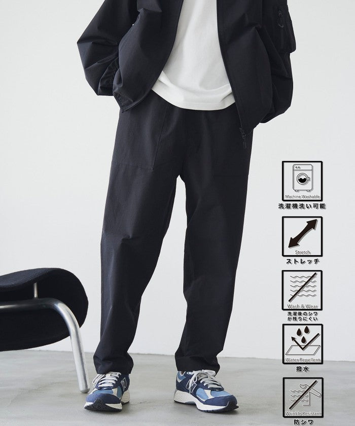 コーエン coen ハイカーテックイージーパンツ （BLACK） BLACK