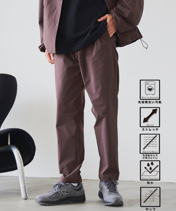 コーエン coen ハイカーテックスリムパンツ【防シワ/ストレッチ/撥水/ウォッシャブル】 （DK.BROWN） DK.BROWN