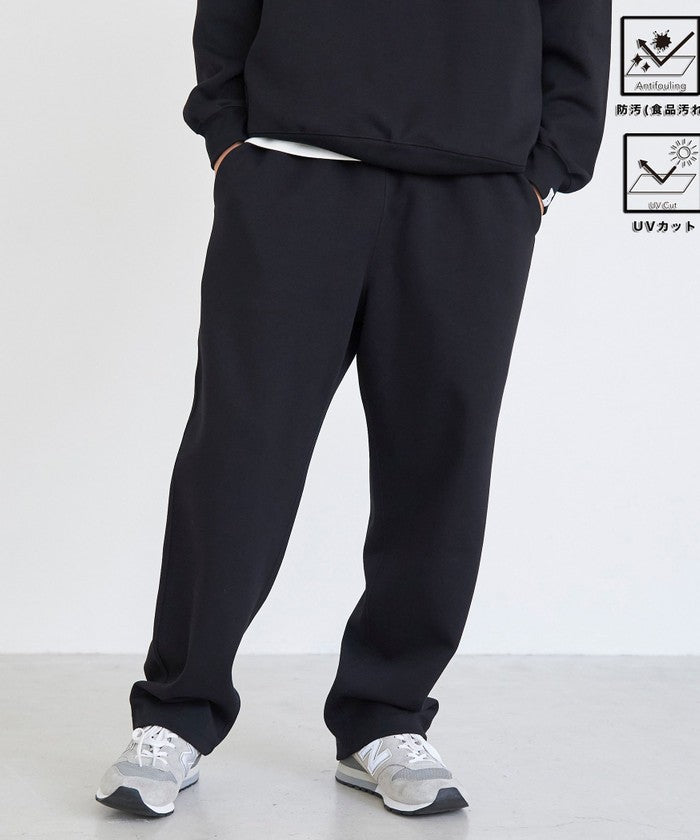 コーエン coen クリーンプラススウェットパンツ【防汚（食品汚れ）、UVカット】 （BLACK） BLACK
