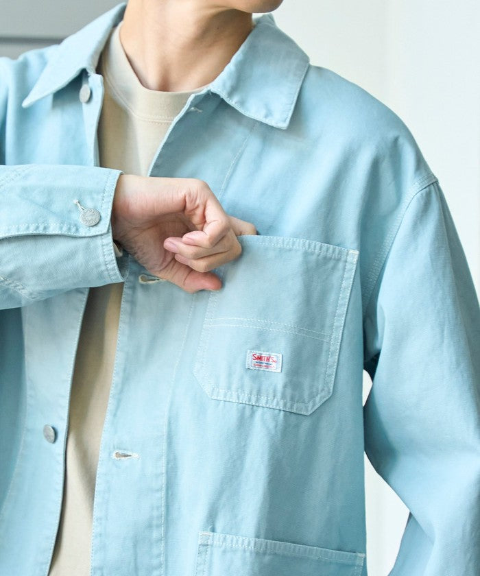 コーエン coen SMITH’S（スミス）別注 ヴィンテージライクジャケット （LT.BLUE） LT.BLUE