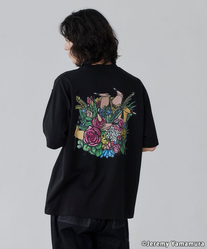 Jeremy Yamamura×コーエン　グラフィックプリントTシャツ