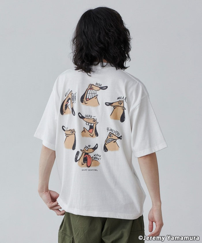 Jeremy Yamamura×コーエン　グラフィックプリントTシャツ