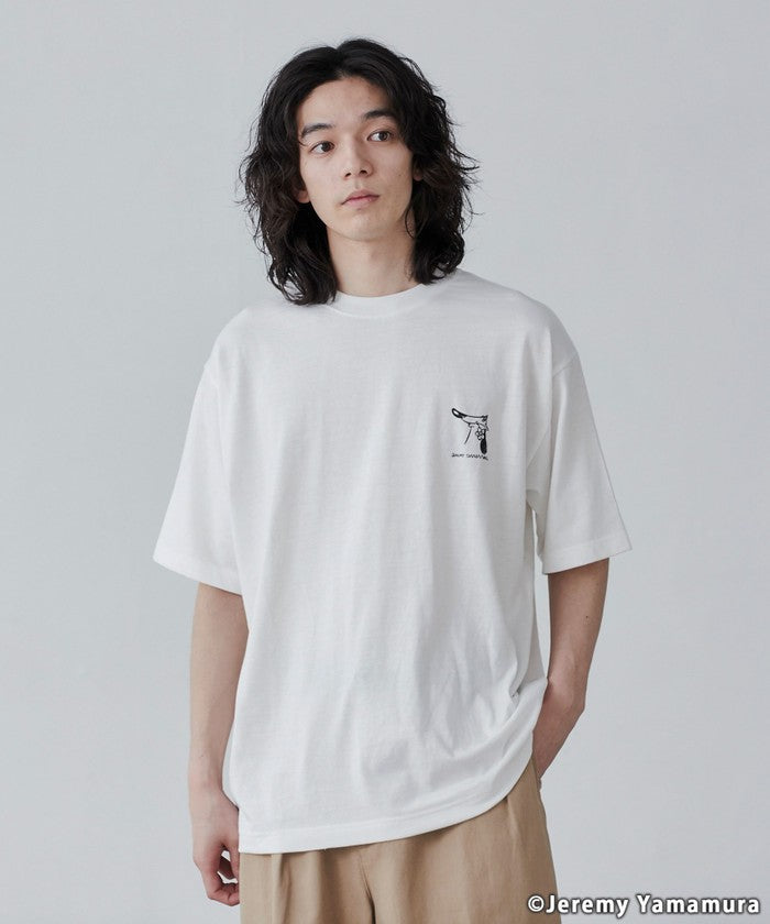 Jeremy Yamamura×コーエン　グラフィックプリントTシャツ