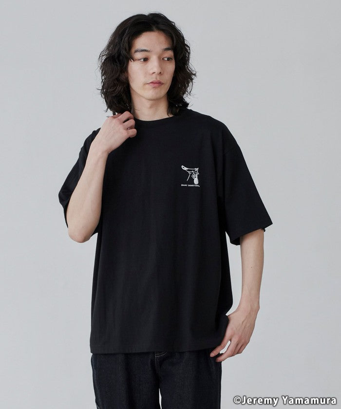 Jeremy Yamamura×コーエン　グラフィックプリントTシャツ