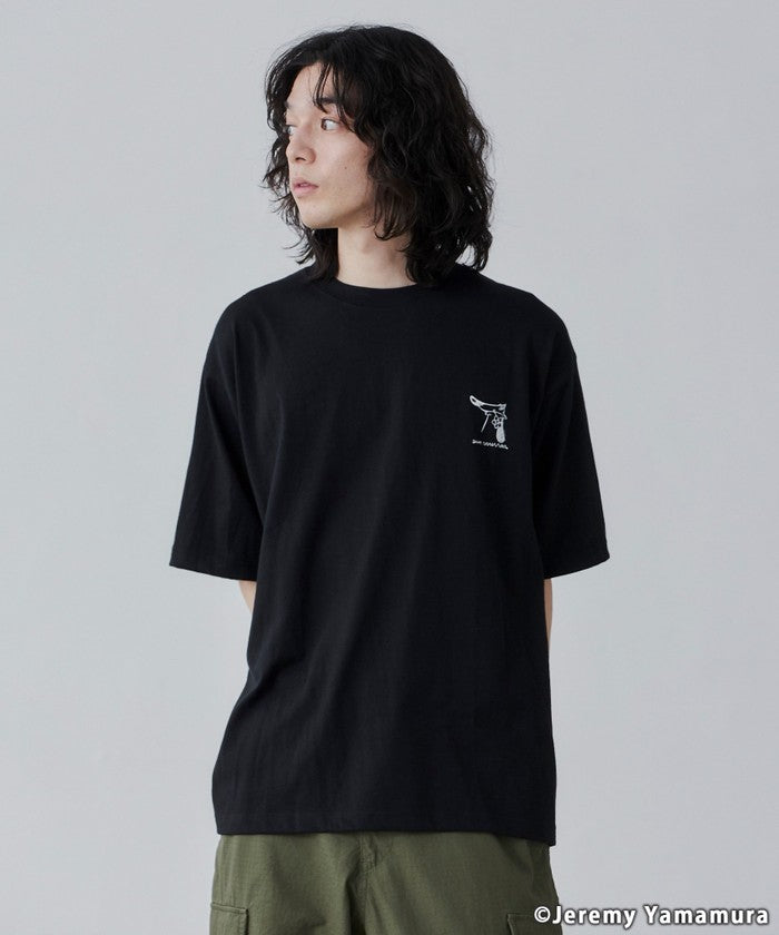 Jeremy Yamamura×コーエン　グラフィックプリントTシャツ