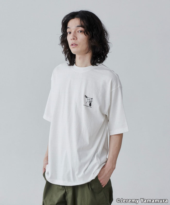 Jeremy Yamamura×コーエン　グラフィックプリントTシャツ