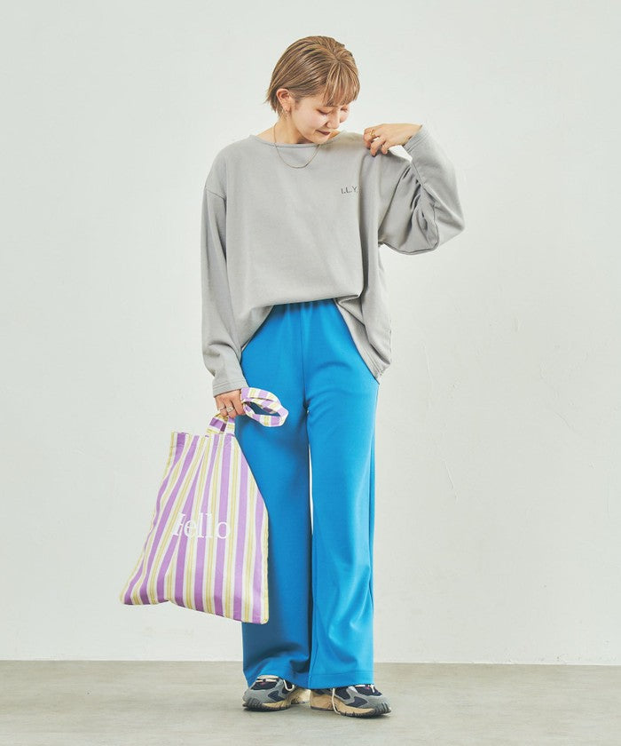 USAコットンCVC裏毛BIO刺繍スウェット
