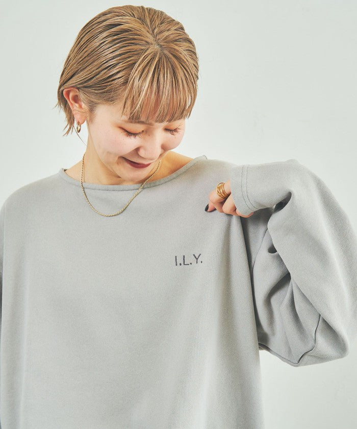 USAコットンCVC裏毛BIO刺繍スウェット