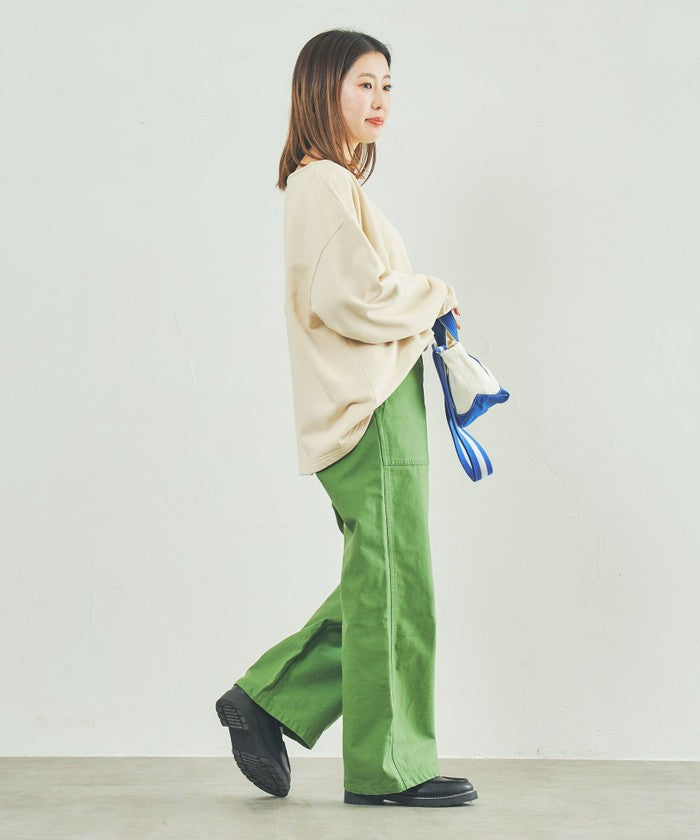 USAコットンCVC裏毛BIO刺繍スウェット