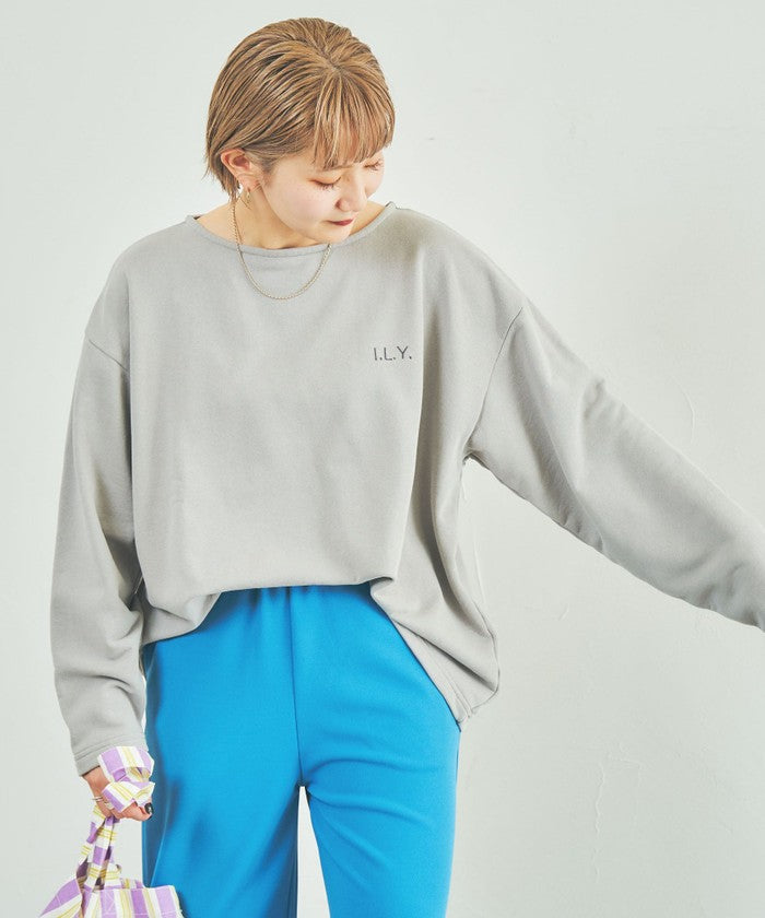 USAコットンCVC裏毛BIO刺繍スウェット