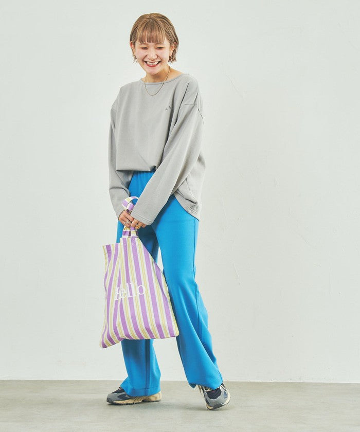 USAコットンCVC裏毛BIO刺繍スウェット