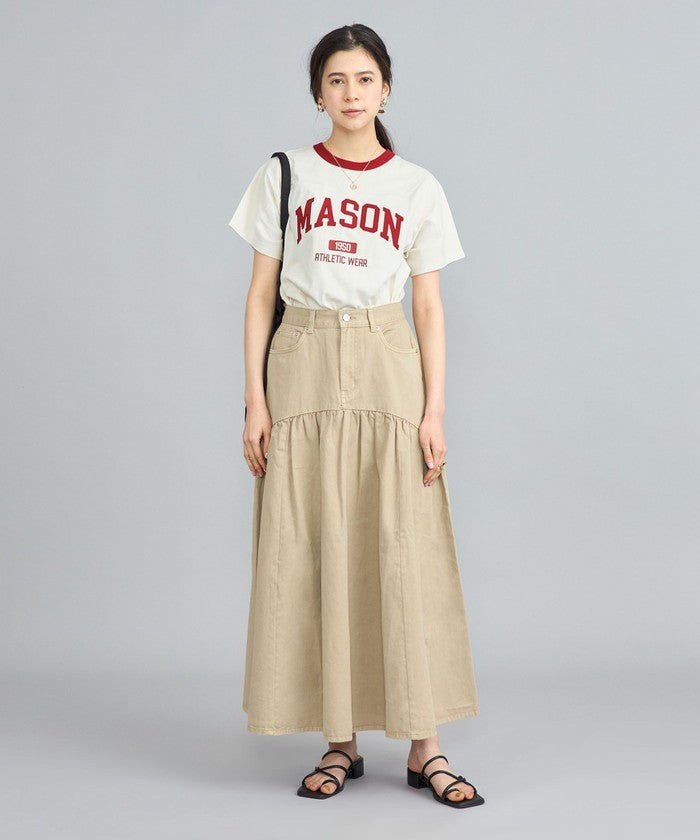 MASON別注フットボールロゴTシャツ