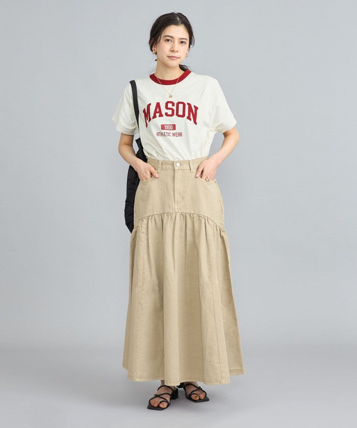 MASON別注フットボールロゴTシャツ