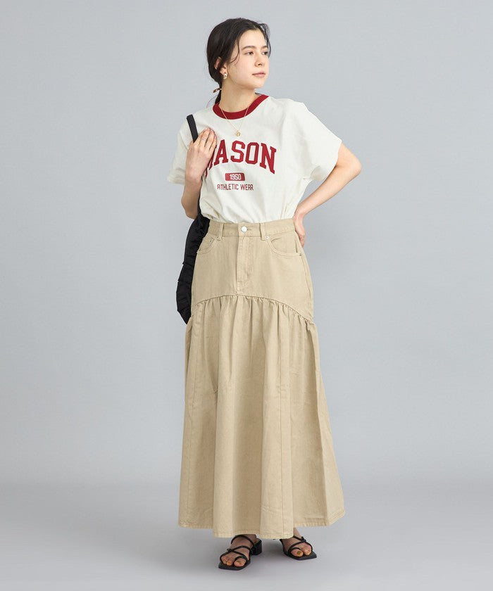 MASON別注フットボールロゴTシャツ