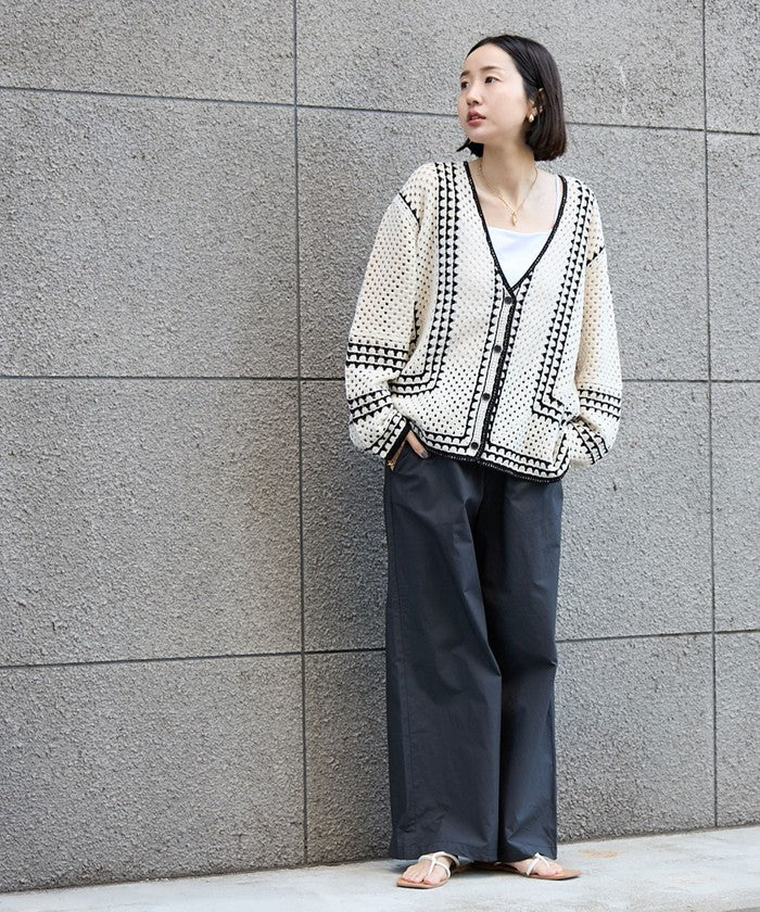 【WEB限定】Dickiesコットンダンプワイドパンツ