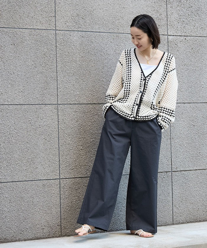 【WEB限定】Dickiesコットンダンプワイドパンツ