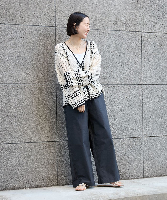 【WEB限定】Dickiesコットンダンプワイドパンツ