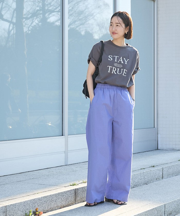 【WEB限定】Dickiesコットンダンプワイドパンツ