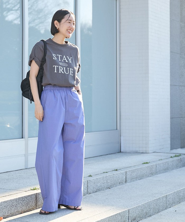 【WEB限定】Dickiesコットンダンプワイドパンツ