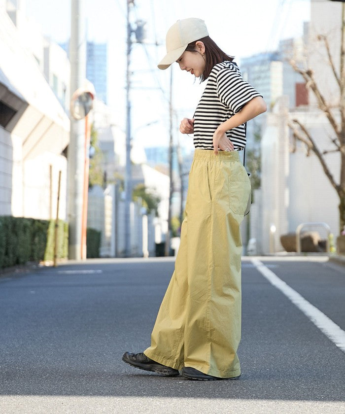 【WEB限定】Dickiesコットンダンプワイドパンツ