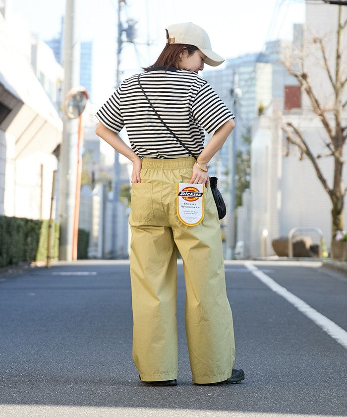 【WEB限定】Dickiesコットンダンプワイドパンツ