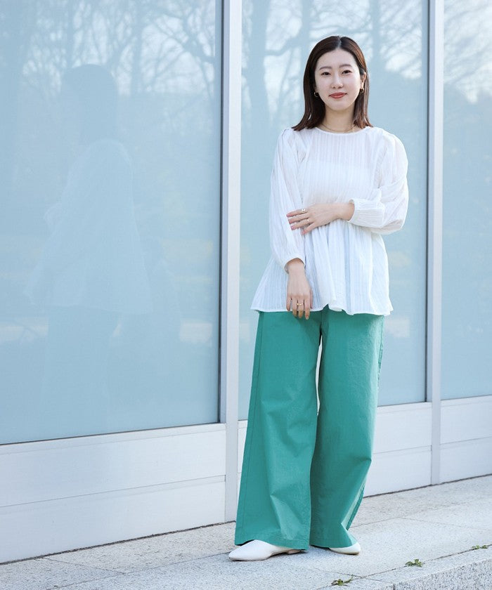 【WEB限定】Dickiesコットンダンプワイドパンツ