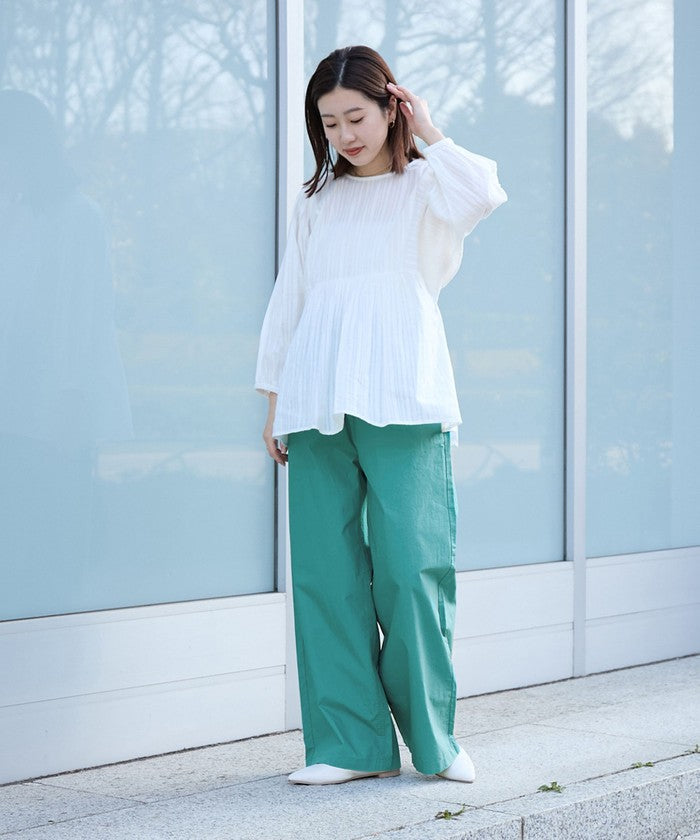 【WEB限定】Dickiesコットンダンプワイドパンツ