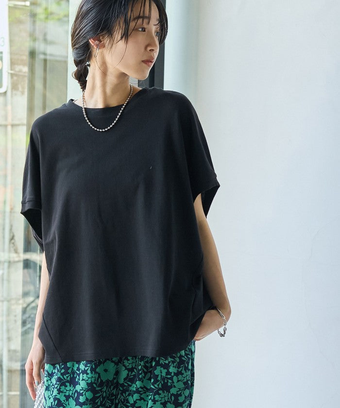 SARAH TWISTドルマンコクーンプルオーバー
