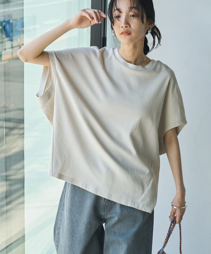 SARAH TWISTドルマンコクーンプルオーバー