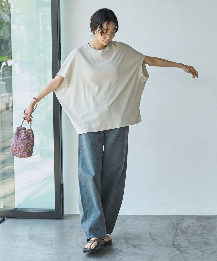 SARAH TWISTドルマンコクーンプルオーバー