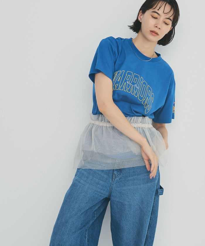 マルチWAYラメチュールフリルカラートップス