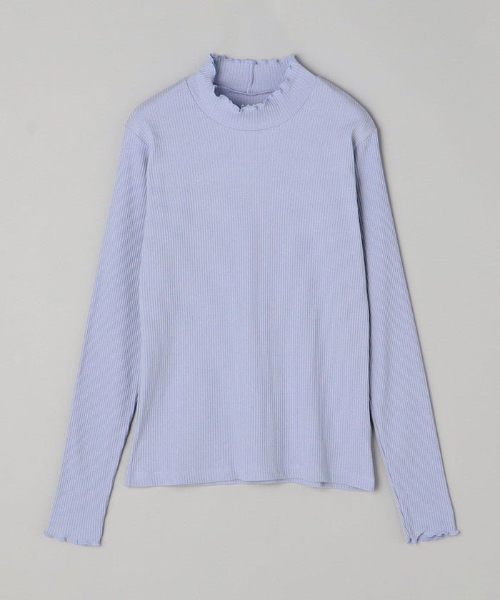 メロータートルロングスリーブTシャツ,LILAC