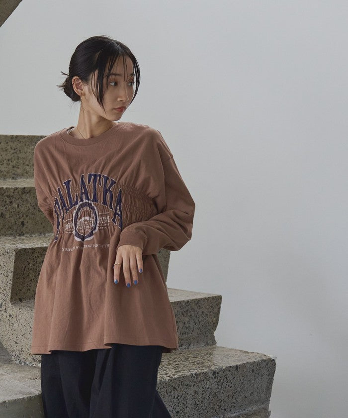 【WEB限定】天竺シャーリングロゴTシャツ
