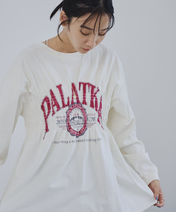【WEB限定】天竺シャーリングロゴTシャツ