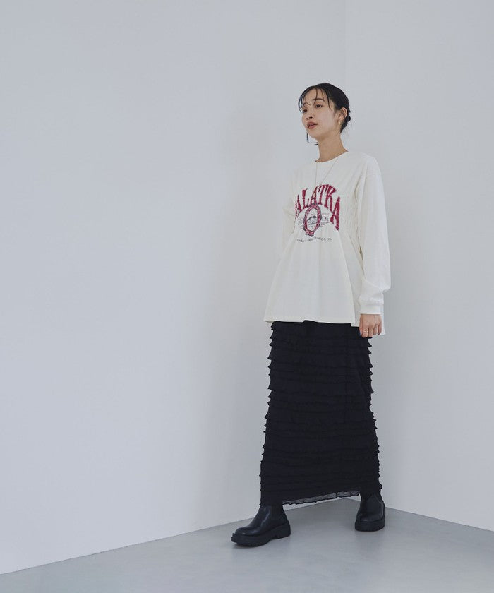 【WEB限定】天竺シャーリングロゴTシャツ