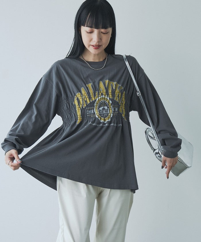 【WEB限定】天竺シャーリングロゴTシャツ