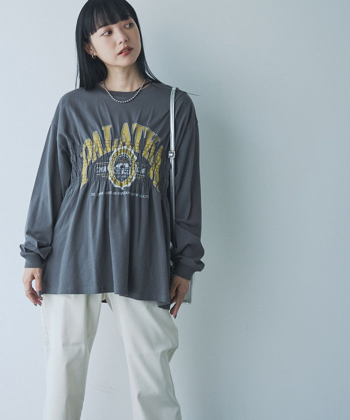 【WEB限定】天竺シャーリングロゴTシャツ