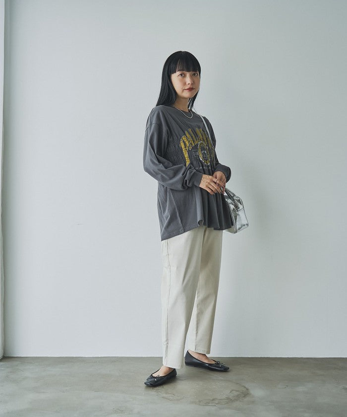 【WEB限定】天竺シャーリングロゴTシャツ