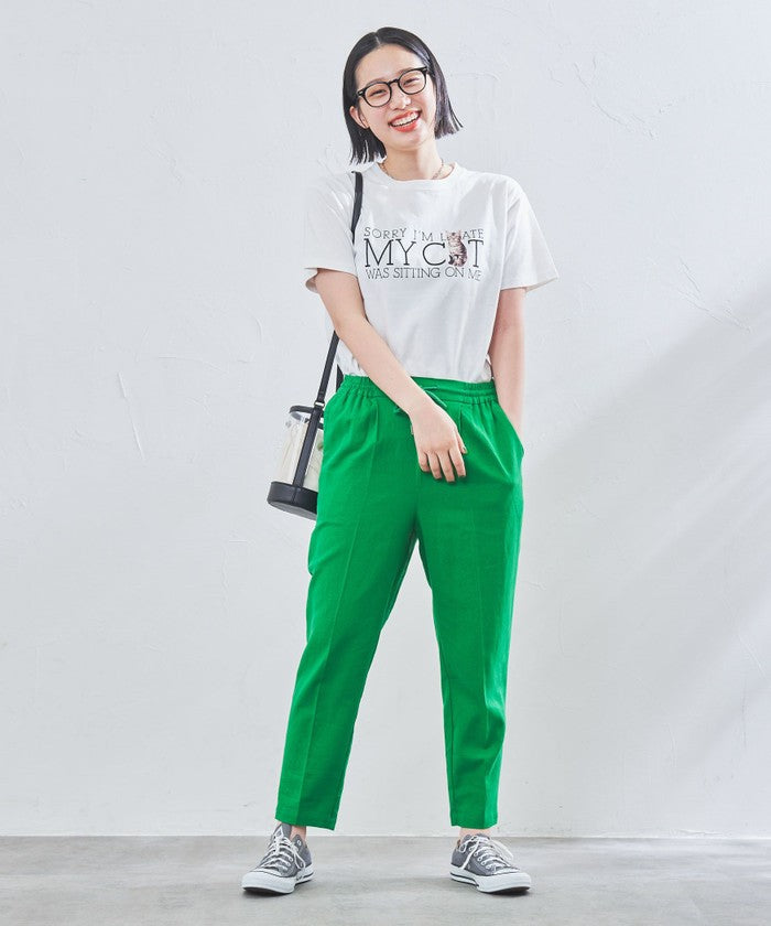 アニマルフォトプリントTシャツ