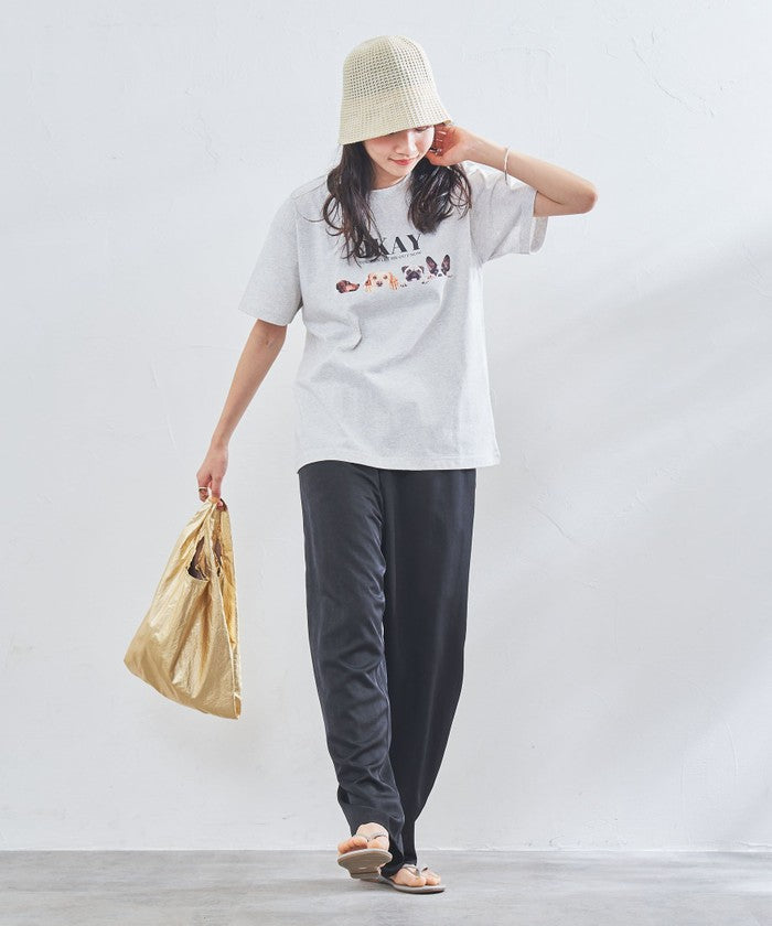 アニマルフォトプリントTシャツ