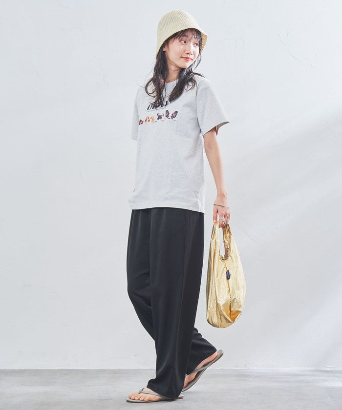 アニマルフォトプリントTシャツ