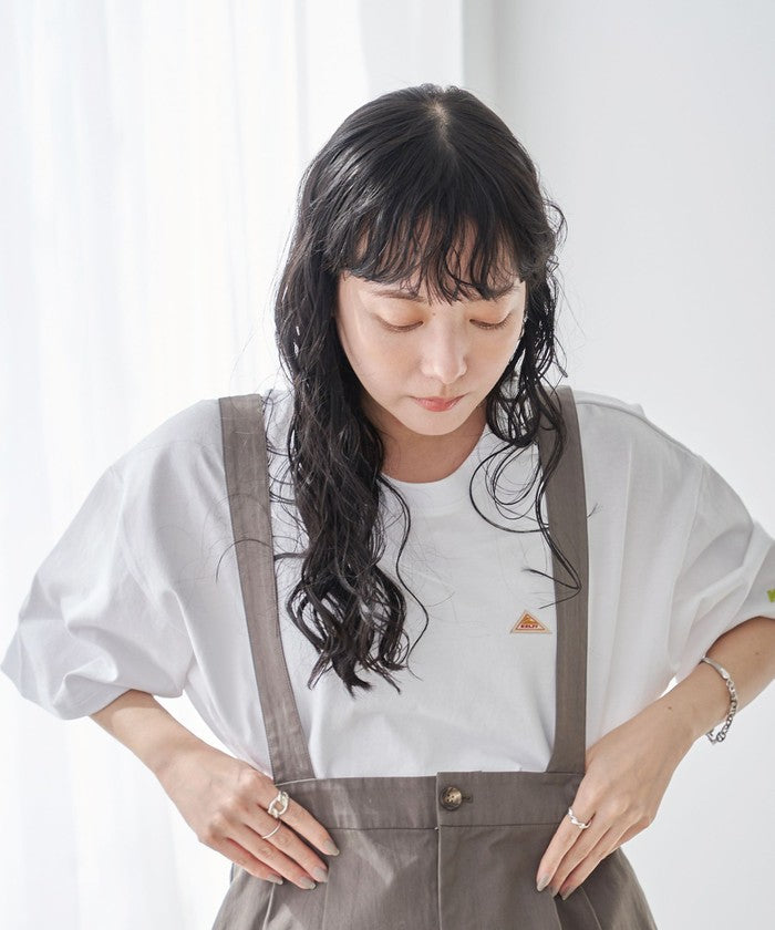 KELTY（ケルティ）別注 ワンポイントロゴ 半端袖Tシャツ WHITE