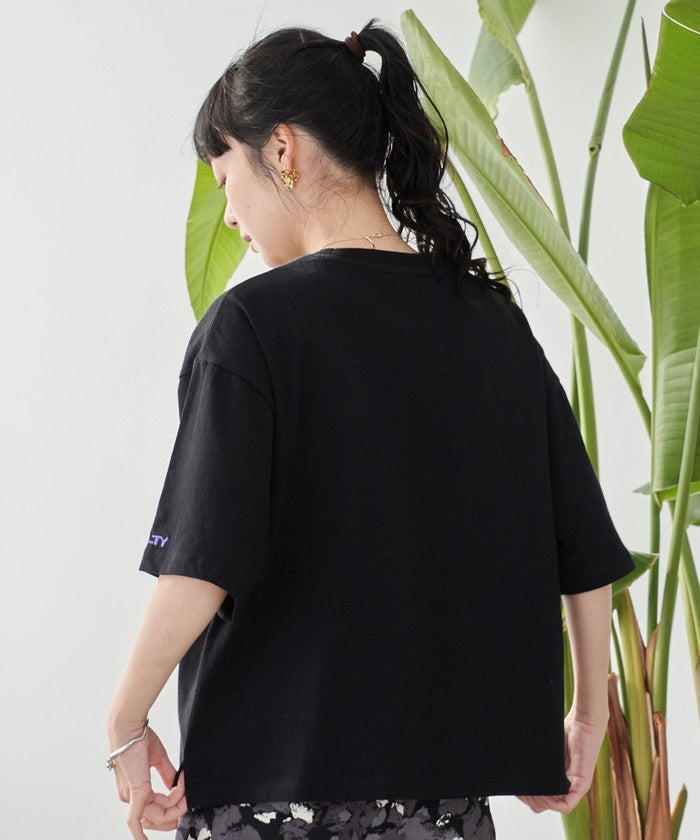 KELTY（ケルティ）別注 ワンポイントロゴ 半端袖Tシャツ WHITE