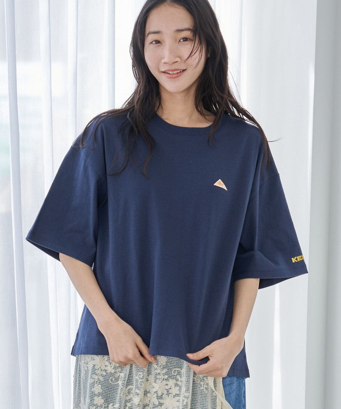 KELTY（ケルティ）別注 ワンポイントロゴ 半端袖Tシャツ WHITE