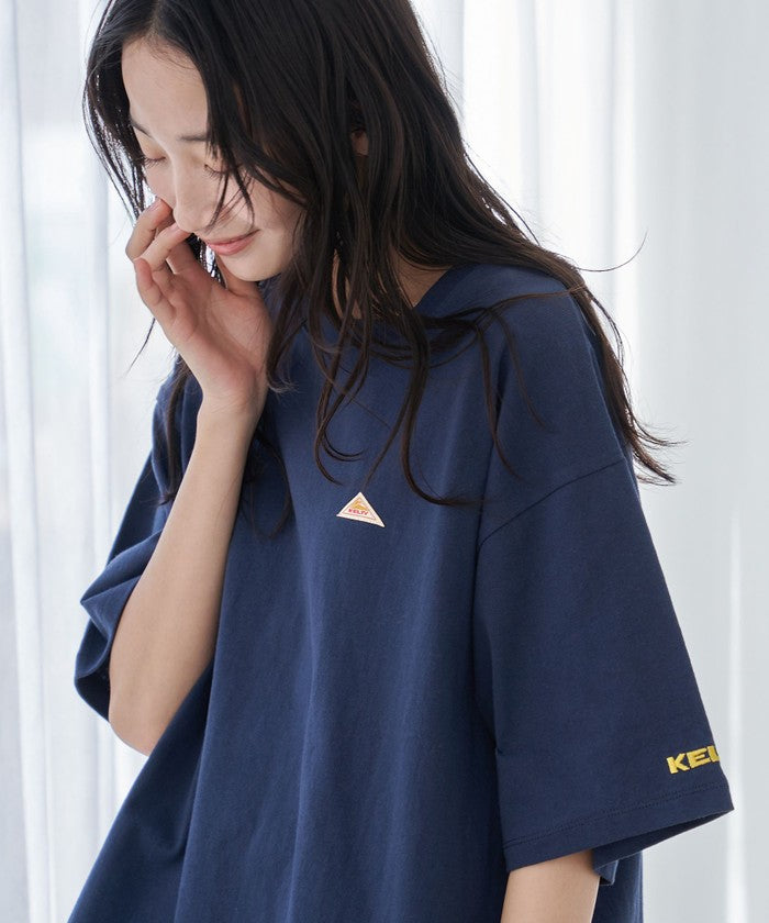 KELTY（ケルティ）別注 ワンポイントロゴ 半端袖Tシャツ WHITE