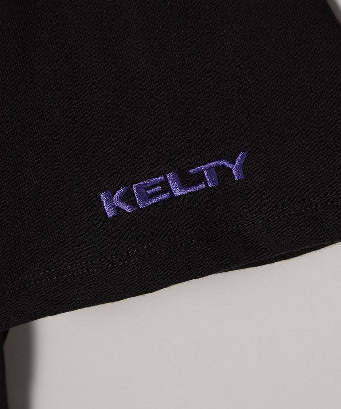 KELTY（ケルティ）別注 ワンポイントロゴ 半端袖Tシャツ WHITE