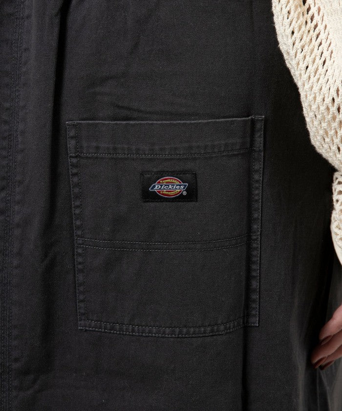 【WEB限定】Dickies（ディッキーズ）別注サイドジップジャンパースカート OFF WHITE