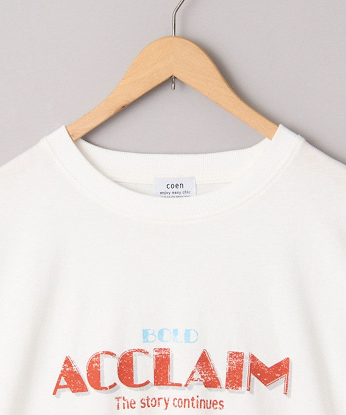 フハク ドッキング フリル袖 ロングスリーブTシャツ